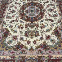 فرش دستباف ۴۰ رج جفت شش متری خطیبی چله نخ
