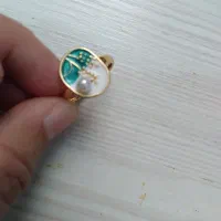 انگشتر رنگ ثابت شیک و زیبا