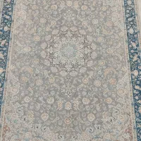 دو تخته فرش محتشم کاشان ۱۵۰۰ شانه، در حد نو