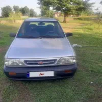 پراید صبا نقره‌ای مدل ۸۹