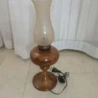 یک جفت چراغ چوبی برقی سالم
