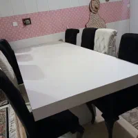 میز۰نهار خوری ۸نفره|میز و صندلی غذاخوری|ماهدشت, |دیوار