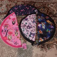 کیف لقمه برزنت و پارچه و طلق شفاف