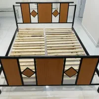 تخت دو نفره(فلزی و چوبی)|تخت و سرویس خواب|مشهد, الهیه|دیوار