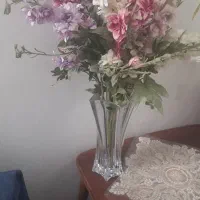 گلدان بوهیمیا اصل.سالم