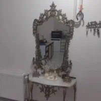 خرید و فروش برنز آینه شمعدان آینه کنسول لوستر ساعت