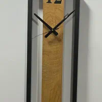 ساعت دیواری‌دست‌سازترکیب‌زیبای‌ام دی اف و چوب روسی