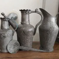 عتیقه مسی ، آفتابه و پارچ