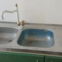 سینک ظرفشویی به همراه شیر مخلوط