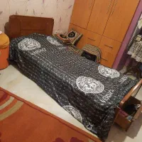 تخت خواب چوبی یک نفره