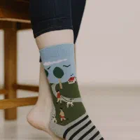 جوراب تمام پنبه