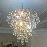 لوستر کریستالی|لوستر و چراغ آویز|رشت, گلسار|دیوار