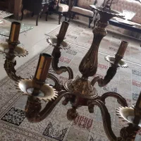 لوستر برنزی ۶ شعله اصل