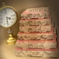 جعبه پیتزا جالیوانی سینگل سوخاری سینی کاغذ