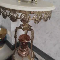 میز تلفن برنز