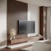 طراحی و ساخت کابینت کمد تی وی وال|جاکفشی، کمد، دراور|فردیس, سرحد آباد|دیوار