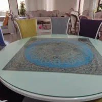 میز نهارخوری ۸ نفره سفید|میز و صندلی غذاخوری|قائم‌شهر, |دیوار