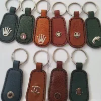 جاکلیدی چرم طبیعی