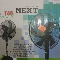 پنکه ایستاده کنترل دار پنج پره مشکی نو