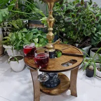 میز قلیان چندکاره و تخت سنتی