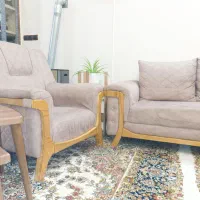 مبل مدل چستر 7نفره بامیزو عسلی