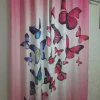 دو عدد کنار پرده قهوه ای و کرم و پرده اتاق کودک|پرده، رانر، رومیزی|سقز, |دیوار