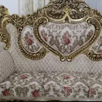 مبل استیل سلطنتی ۹نفره در حد نو|مبلمان خانگی و میز عسلی|بروجرد, |دیوار
