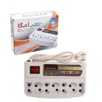 محافظ برق 7 خانه سیم بلند امگا