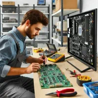 تعمیرات تخصصی انواع تلوزیون LED LCD