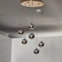 چراغ سقفی کریستال بسیار شیک درحد نو