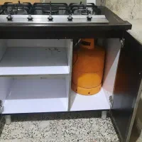 گاز صفحه ای استیل با کابینت|اجاق گاز و لوازم برقی پخت‌وپز|بندرعباس, |دیوار