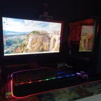کیس گیمینگ i7 4790/16GB/RX580/SSD+HDD همراه لوازم