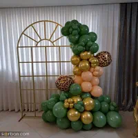 اجاره پنجره و پایه دیزاین  و بادکنک آرایی تولد