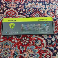 کیبرد مکانیکال GREEN GK802 RGB سوئیچ آبی|قطعات و لوازم جانبی رایانه|رشت, شهرک آیت الله منتظری|دیوار