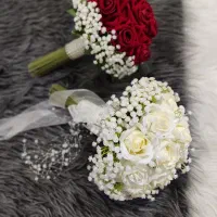 دسته گل عروس مهلقا|گل مصنوعی|کرمان, |دیوار