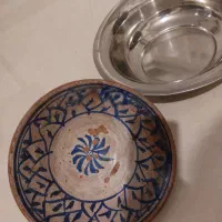 تشت استیل وسفال قدیمی|ظروف پخت‌وپز|مشهد, آزادشهر|دیوار