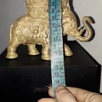 جاسیگاری فیل برنجی سنگین