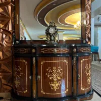 آیینه و کنسول چوبی