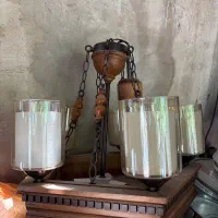 لوستر چوبی