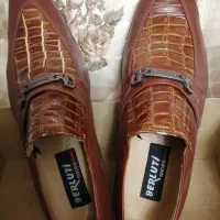 کفش مجلسی چرم طبیعی مردانه نو سایز 41