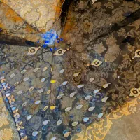 چادر تور سنگی مجلسی مدل عبا