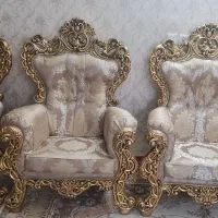 مبل نه نفره سلطنتی|مبلمان خانگی و میز عسلی|بروجرد, |دیوار