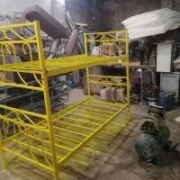 تخت دوطبقه جنس خوب مقاوم کارکرده