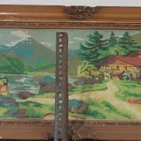 تابلو چوب و شیشه