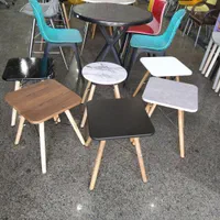 میز عسلی پایه چوبی