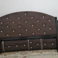 تخت دونفره فلزی همراه با تشک