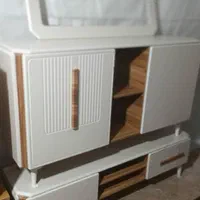 میز تلویزیون lcd شومینه|بوفه، ویترین، کنسول|رشت, خمیران زاهدان|دیوار