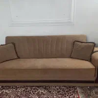 مبل راحتی تخت خواب شو باکسدار با غذاخوری