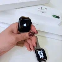 اپل واچ سری ۷ سایز ۴۱ آلومینیوم مشکی در حدآکبند|ساعت|لاهیجان, شیشه گران|دیوار