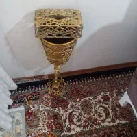 یک عدد جای دسمال کاغذی برنجی